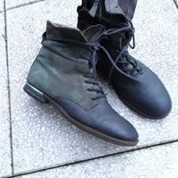 Supercoole, schwarz-grüne Airstep Echt-Leder-Stiefel Gr.41 - Mjus Schwerin - Schelfstadt Vorschau