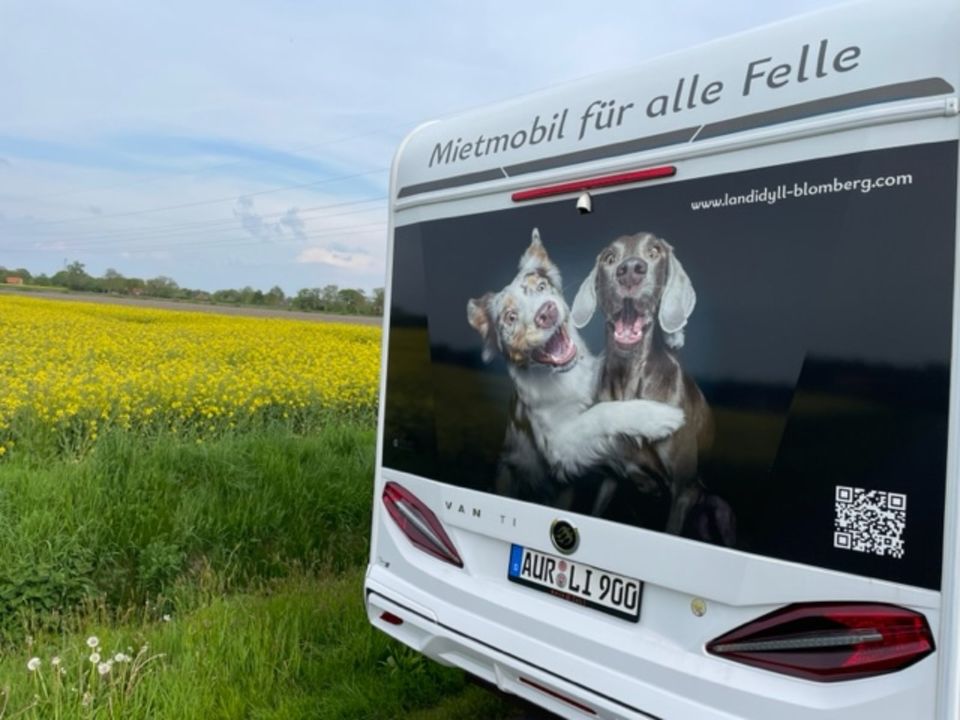 Wohnmobil mieten mit Hund (mit spezieller Hundebox) in Oldenburg