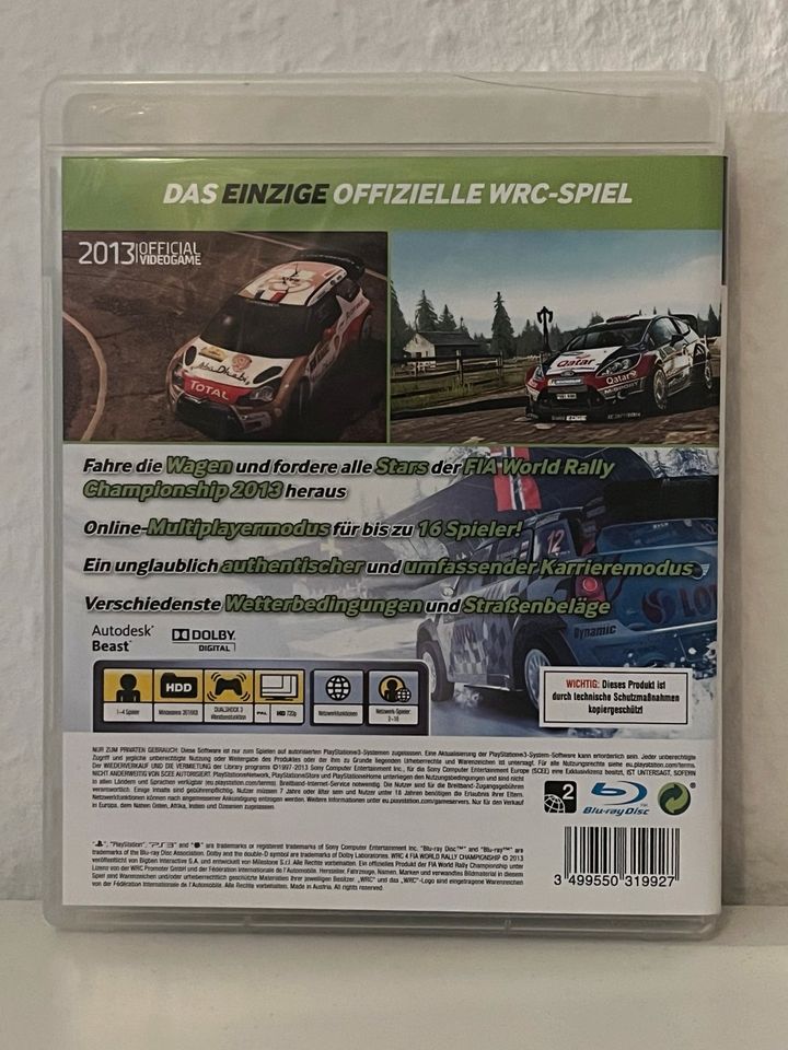 WRC FIA World Rally Championship 4 PS3 Playstation 3 Selten in Gütersloh