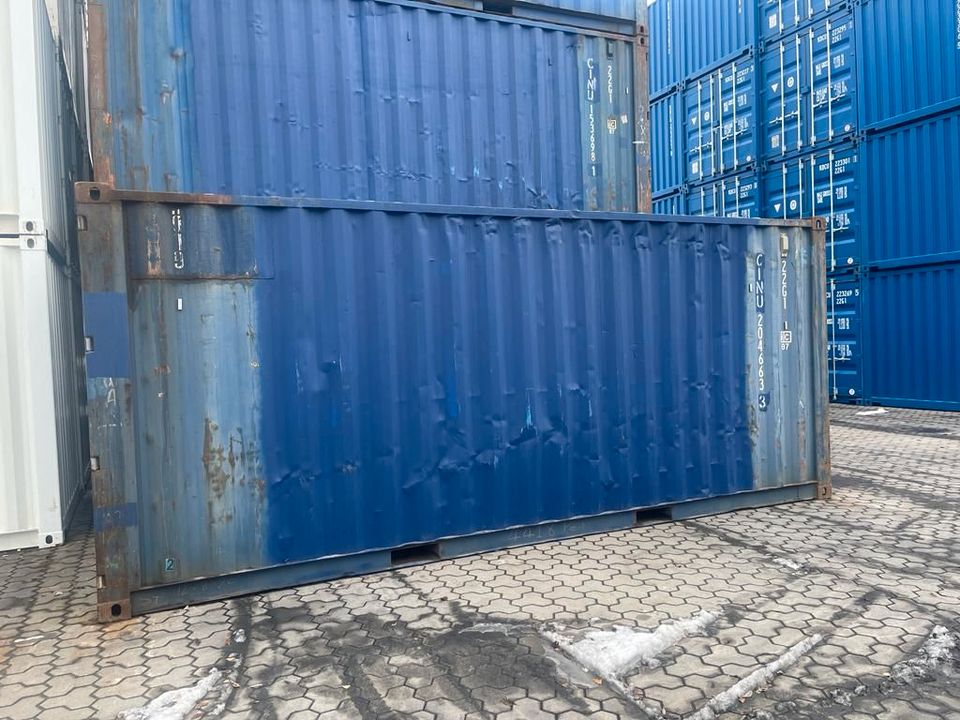 ✅ Seecontainer gebraucht 20Fuß & 40Fuß | Lieferung bundesweit | Lager ✅ in Magdeburg