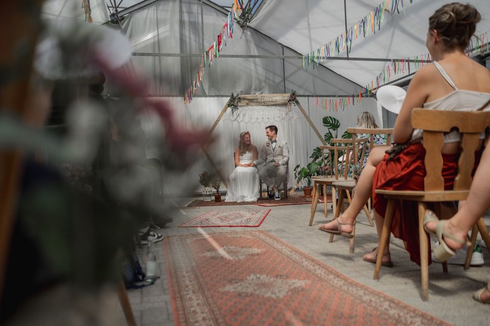 Freie Trauung Location Hochzeit Gewächshaus Greenhouse Wedding in Osnabrück