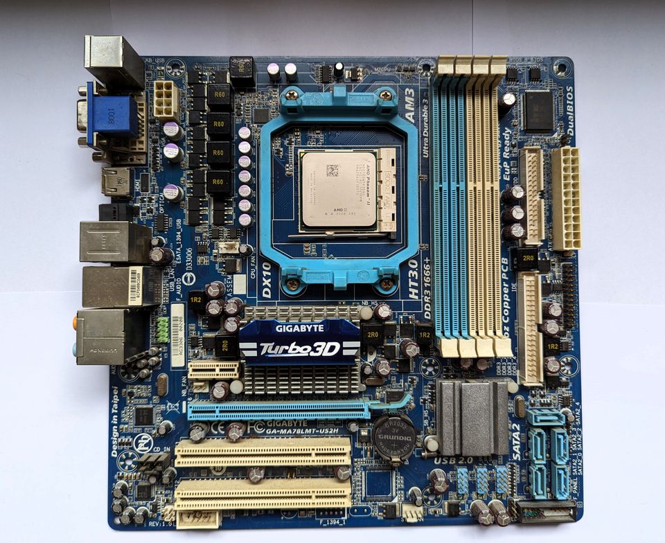 [BASTLER] AMD Phenom II X3 720 CPU  + Gigabyte GA-MA78LMT-US2H in Bielefeld