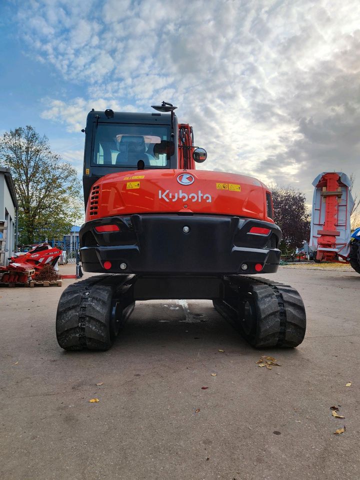 Verkaufe oder vermiete Minibagger Kubota KX 080-4a2 in Obersontheim