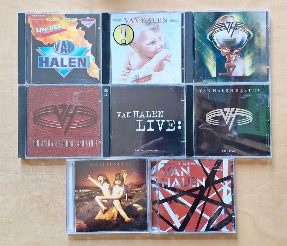 CD Sammlung Van Halen - 8 CDs in Langwedel