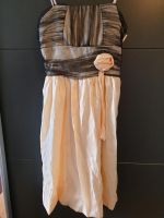 Cocktailkleid Beige Schwarz Gr. XL Schulterfrei Niedersachsen - Rätzlingen Vorschau