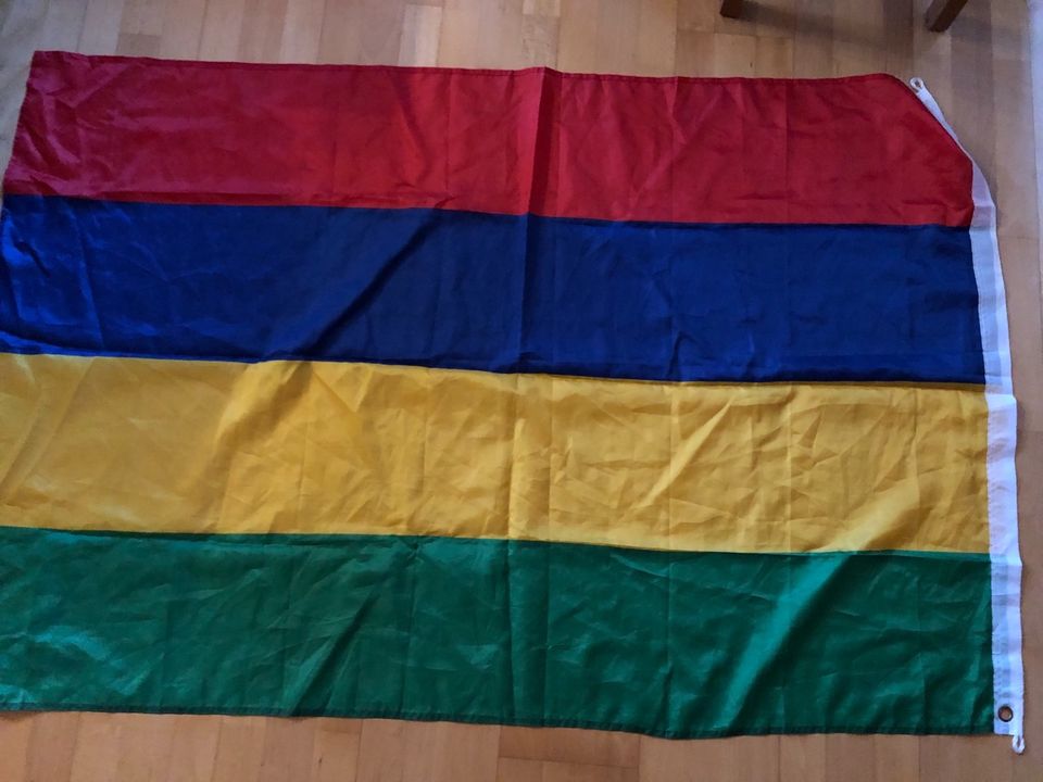 Flagge Mauritius in Erlangen