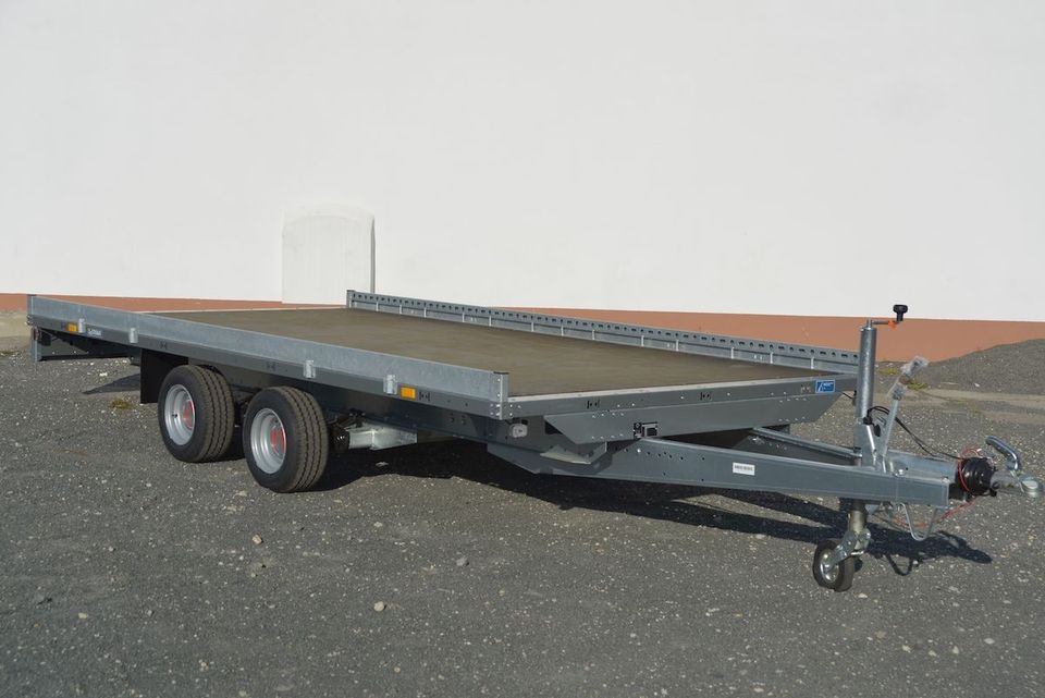 ❗❗SONDERPREIS❗❗STEMA Carrier XL SHA 27-40-20.2 24387.001 2700kg 401x203 100km/h Autotrailer Kfz-Trailer Fahrzeugtransporter Baumaschinentransporter Plattform 2,7to BMAT BauMa Alu-Rampen Anhänger in Leipzig