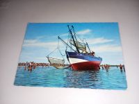 Postkarte Büsum Fischkutter Krabbenkutter auf Sandbank Postkarte Kreis Pinneberg - Elmshorn Vorschau
