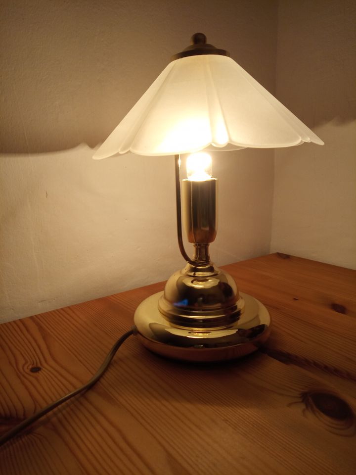 Vintage Tischlampe Tisch Lampe Tischleuchte Licht  TOP ZUSTAND in Marsberg