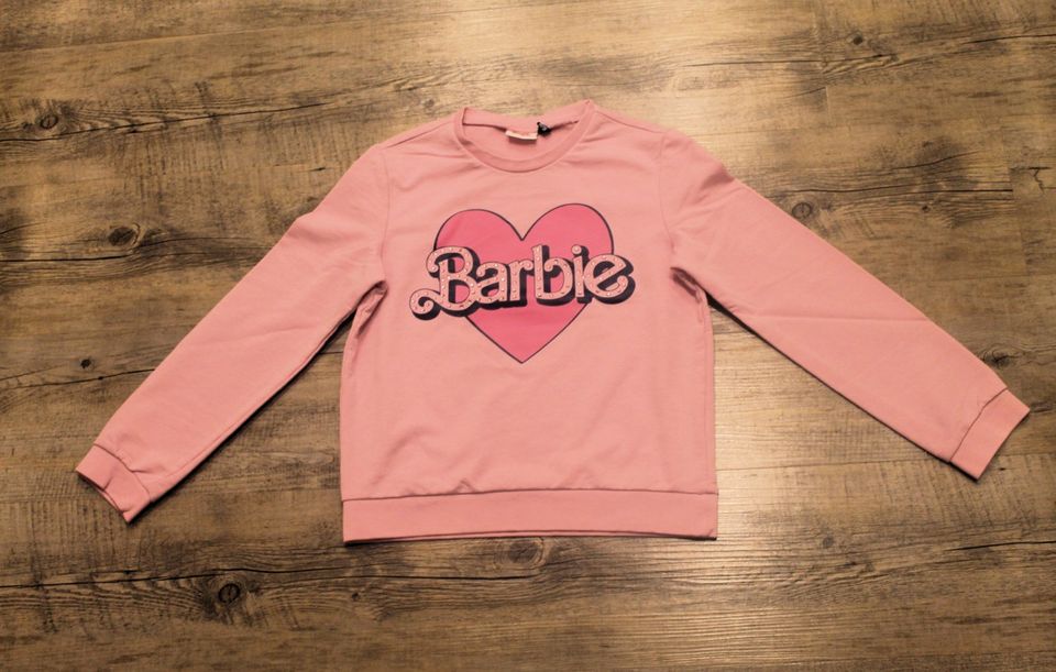 Barbie Kinder Sweatshirt Gr. 128 Pullover Mädchen Girl Pulli Top! in Reichenbach (Vogtland)