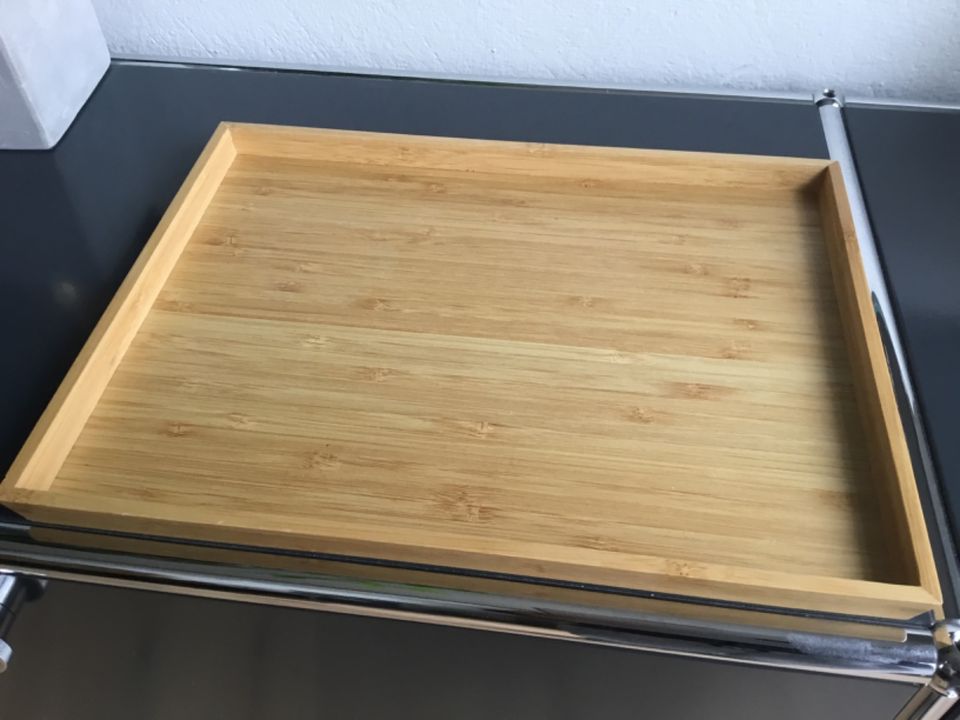 IKEA OSTBIT Bambus HolzTablett 25x33cm ServierPlatte 6Stück vorha in Püttlingen