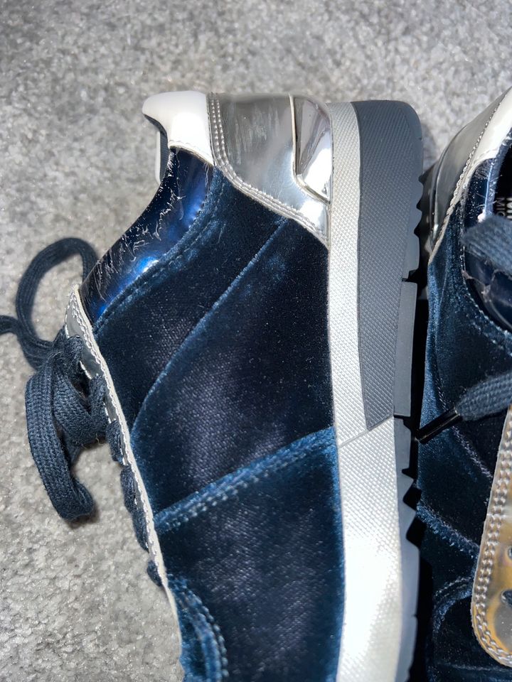 Sneaker Schuhe Michael Kors blau samt Gr. 38 ❤️ in Ahlen