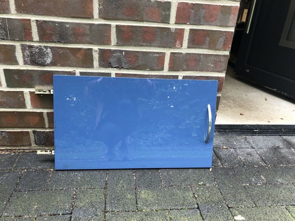 IKEA Türen Küche Abstrakt Hochglanz blau in Beckdorf