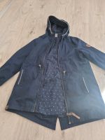 Blauer Parka Übergangsjacke Gr. 140 Niedersachsen - Tespe Vorschau