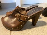 Clog Clogs gebraucht Gr37 braun Holz Laura Scott Hessen - Schlüchtern Vorschau