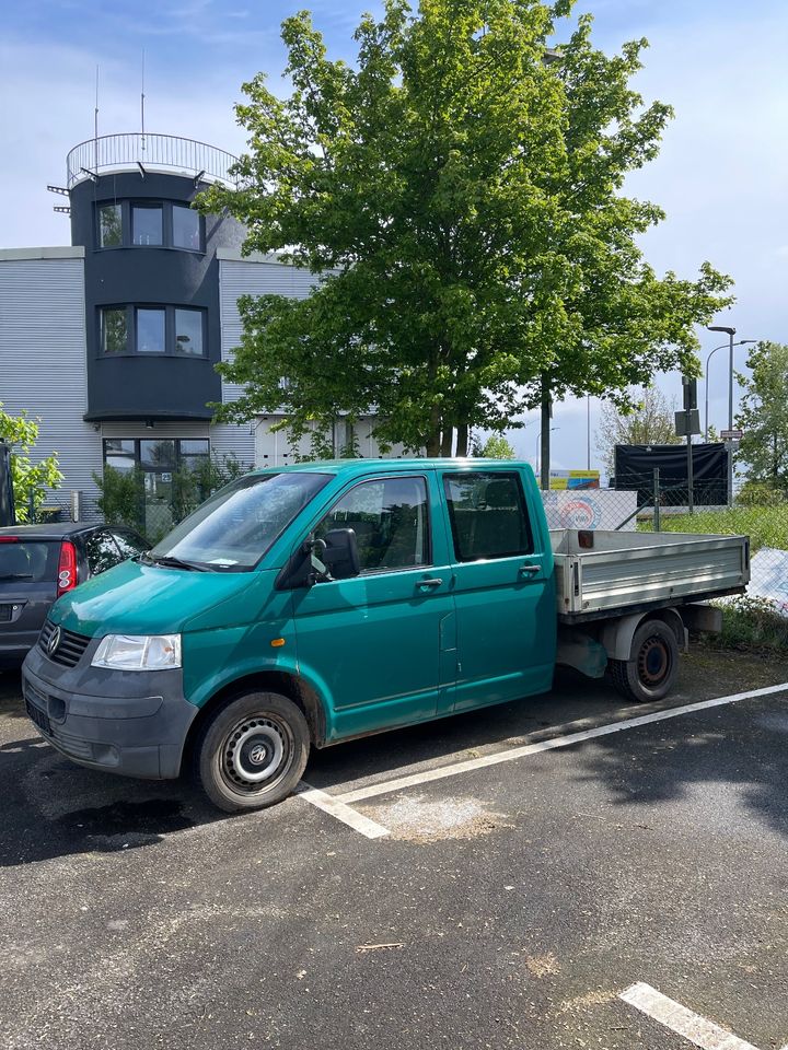 VW T5 Pritsche DOKA 131k Km, 2. Hd. Scheckheftgepfl. MwSt. Export in Neuss