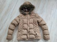 Jacke warm Winter Größe 36 braun/beige Brandenburg - Gahro Vorschau