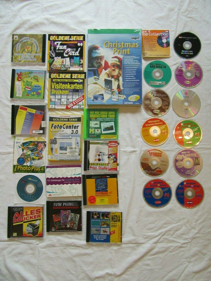 PC CD Rom Zeichnen Malen Drucken Karten Druckstudio Visitenkarten in Metzingen