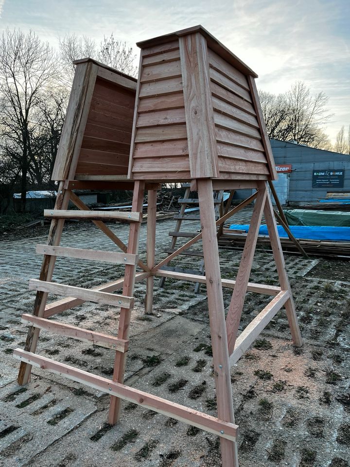 Hochsitz , offene Kanzel , Drückjagdbock in Falkenhagen