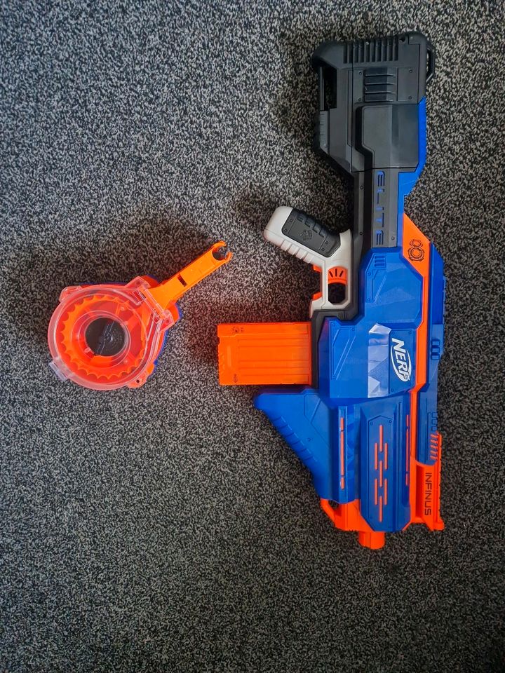 Nerf Pistole plus  extra Trommelmagazin Anzeige 4 in Berlin