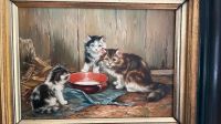 Katzen" Original Gemälde von l.Gruber-Böhm, handsigniert Stuttgart - Stuttgart-Ost Vorschau