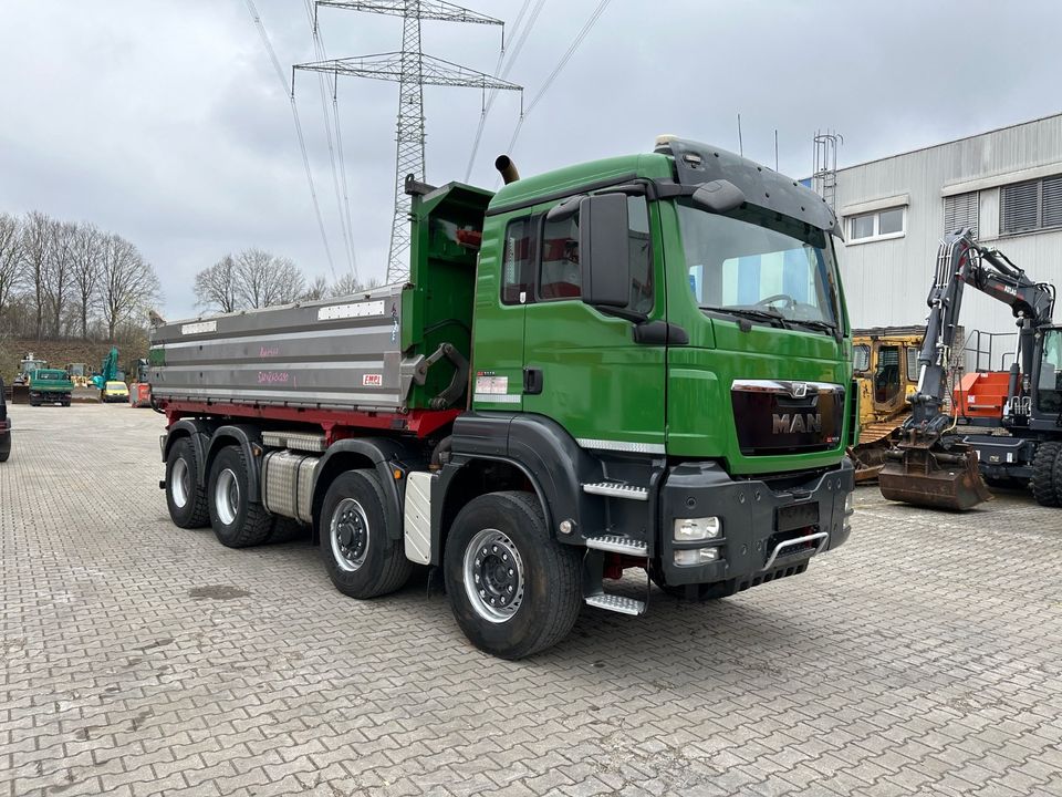 MAN TGS 35.480 3-Seiten-Kipper 2x Bordmatic Kranvorbereitung 8x6 in Aichach