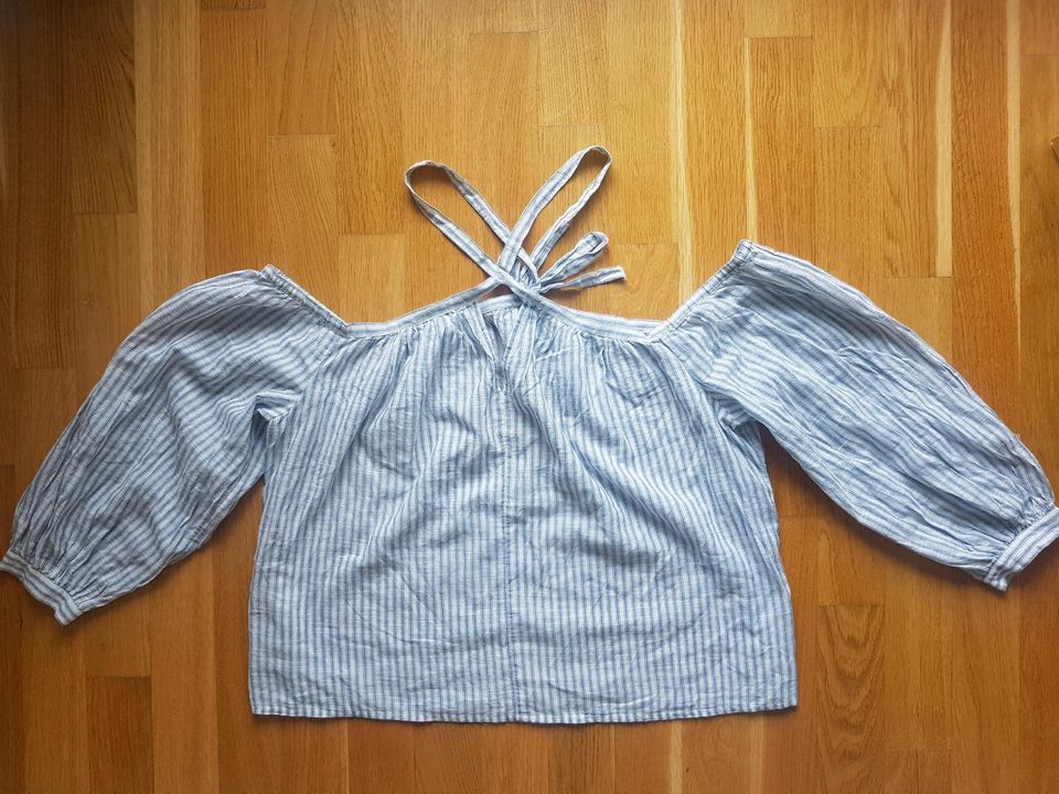 Ungetragen* Lucky Brand Neckholder Bluse schulterfrei Gr. M in Hamburg