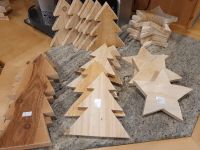 Weihnachtsdeko Sterne und Bäume aus Holz Bayern - Viereth-Trunstadt Vorschau