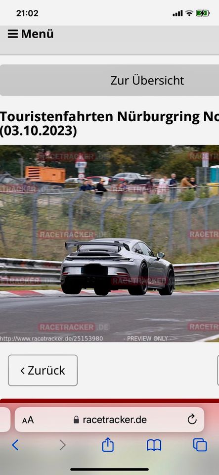 Porsche GT 3 in Haltern am See