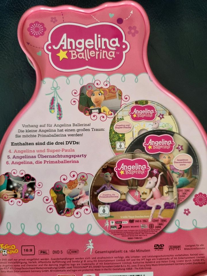 Neuwertig❗️Angelina Ballerina, Hörspiel - Box, 3 CDs, Geschichten in Wartenberg