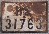 Deutsches Reich Nummernschild Bayern Oberfranken 35 x 23 cm Baden-Württemberg - Creglingen Vorschau