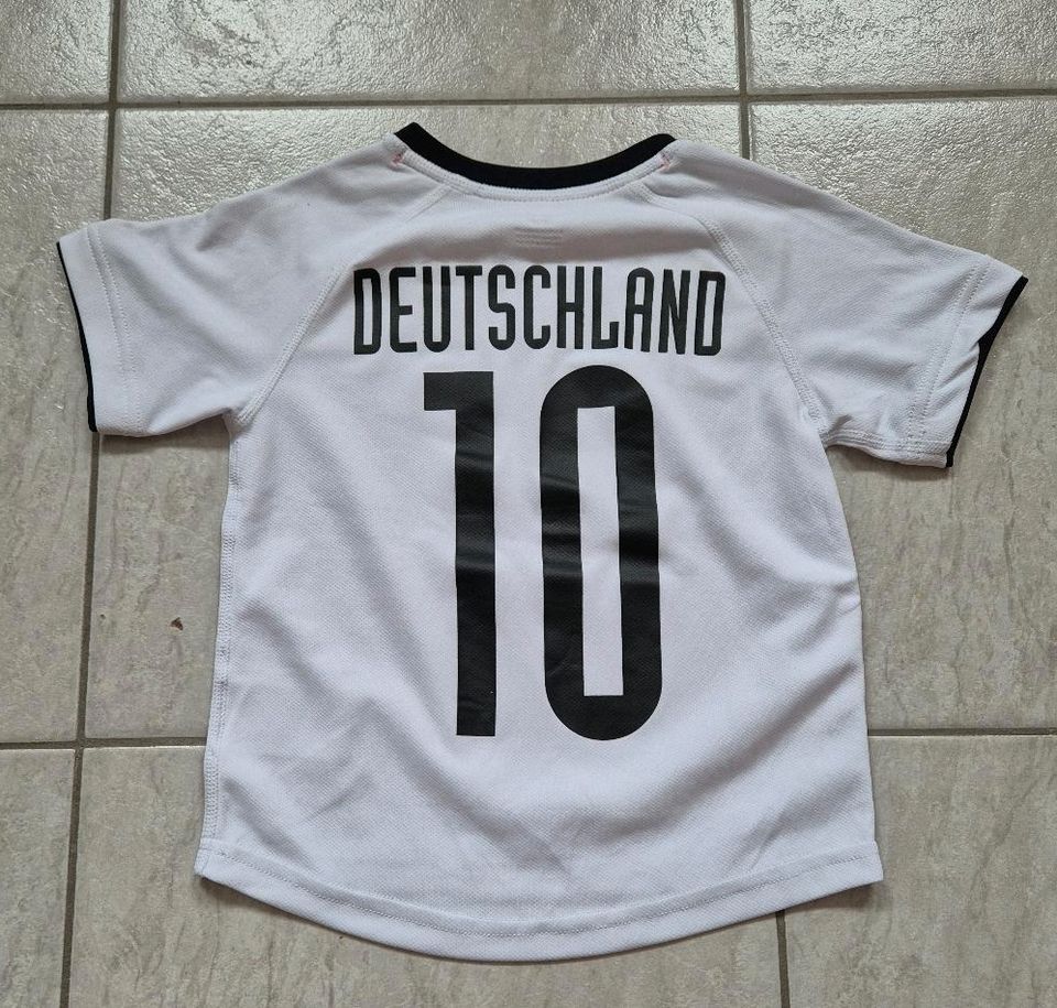 T-Shirt 110 Fußball EM Deutschland Fußball Outfit Hose in Nürnberg (Mittelfr)