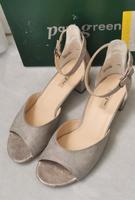 Paul green Sandalen Sandaletten Echtleder Taupe Metallic 37,5 Hessen - Limburg Vorschau