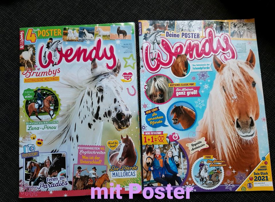 5 Zeitschriften: 4 Wendy, 1 Lissy, Pferde in Mölln