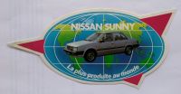 Nissan Sunny Aufkleber – 80er / 90er Jahre inkl. Versand Bayern - Windach Vorschau