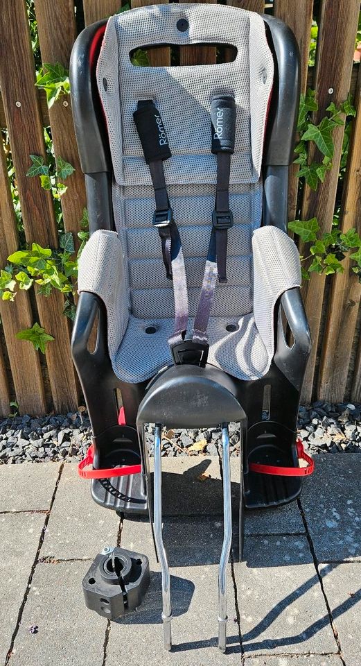 BRITAX RÖMER "JOCKEY Comfort" Fahrrad-Kindersitz, schwarz/grau in Kösching