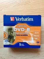 Verbatim LightScribe DVD-R High Sensitivity, AZO, 4,7GB/16x/12min Hessen - Rödermark Vorschau