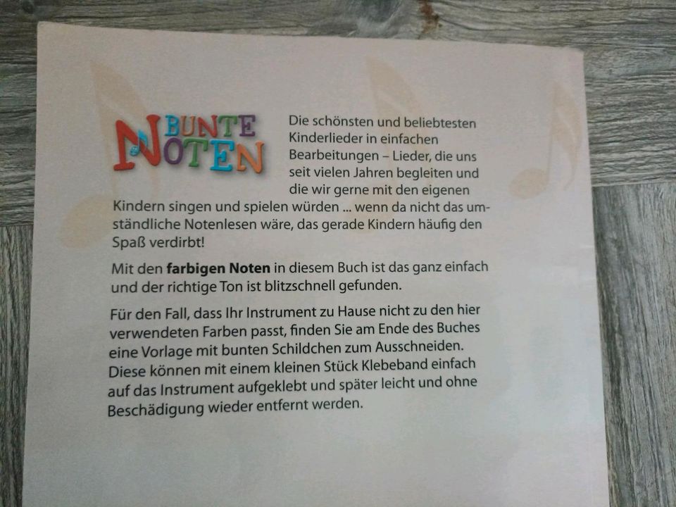 Klavier Piano Keyboard Noten Anfänger - Bunte Noten Kinderlieder in Ellwangen (Jagst)