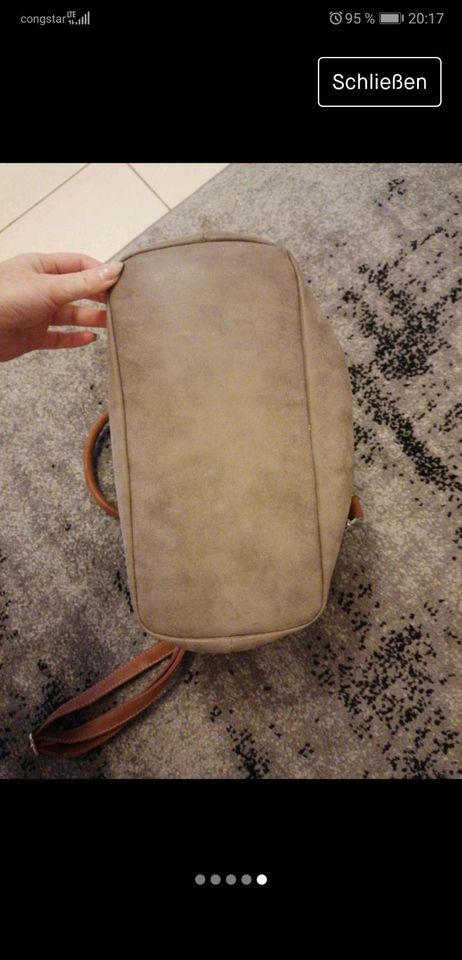 Handtasche gerry Weber Braun weiß in Lünebach