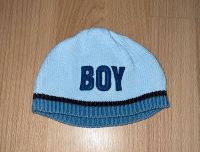 Hellblaue Strick-Mütze „Boy“ Debenhams Gr. 38 / 0-3 Monate Niedersachsen - Hessisch Oldendorf Vorschau