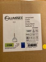 NEU luminex Hängelampe decken Lampe Leuchte Licht modern weiß Baden-Württemberg - Villingen-Schwenningen Vorschau