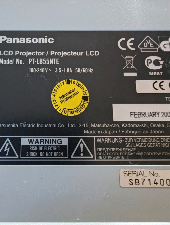 4 Beamer von Panasonic in Herne