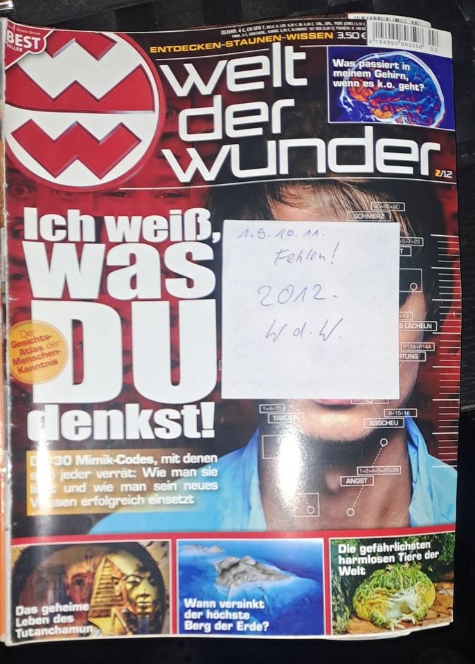 66 x Hefte -  WELT DER WUNDER - Magazin JE HEFT 1,00 € in Berlin