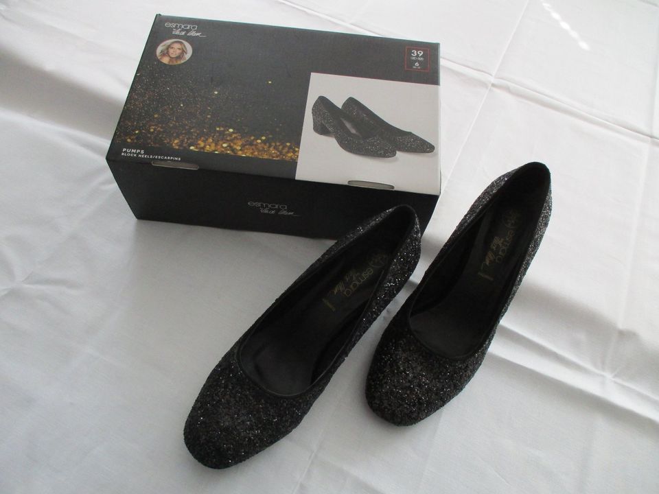 Pumps Gr. 39 / 6, neu Glitzer, Party, festliche Schuhe in Norderstedt