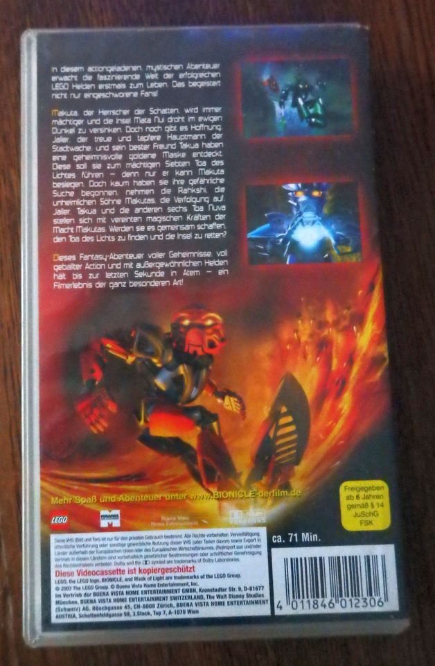 Bionicle - Die Maske des Lichts - Der Film (VHS) in Hamburg