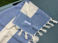 NEU TOPMODEL Plaid Gr. 175x95cm blau creme NP 25€ Decke Bayern - Gauting Vorschau