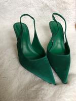 grüne Stöckelschuhe von Zara Kr. München - Unterföhring Vorschau