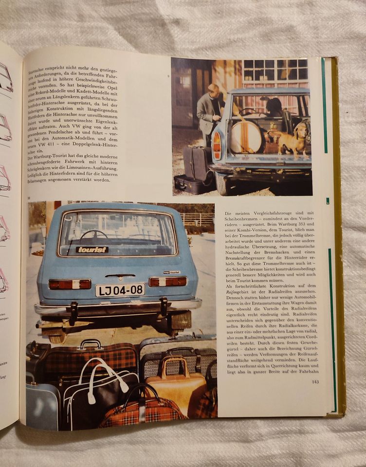 Altes Buch Motor Jahr 69 IFA Oldtimer Fahrzeuge Wartburg W50 in Reimersgrün