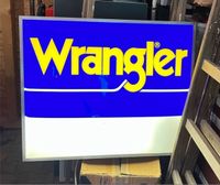 Leuchtreklame Wrangler original 80er super Zustand Baden-Württemberg - Reutlingen Vorschau