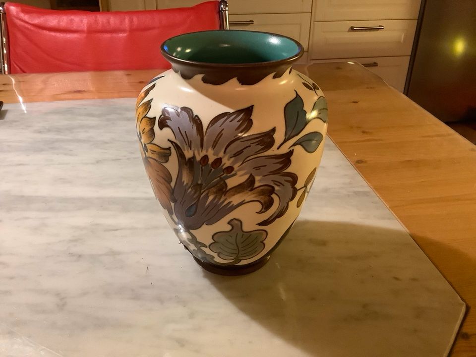 Artdeco Keramik Vase GOUDA Zuid Holland Dora in Boksee